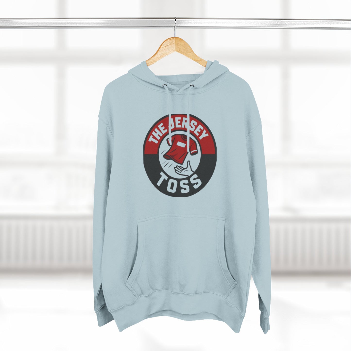 Copy of The Jersey Toss Fleece Hoodie | Cozy Sportswear for Game Days, Perfect Gift for Sports Fans, Autumn Fashion, Unisex Hoodie