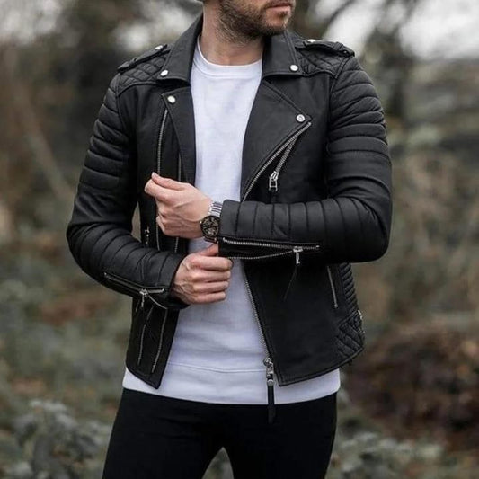 Shop premium men's leather jackets crafted from high-quality