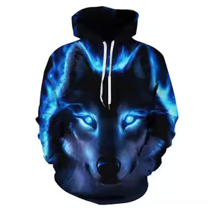 Blue Customized Sublimation Hoodie – Unique Design, Premium Comfort | TJT