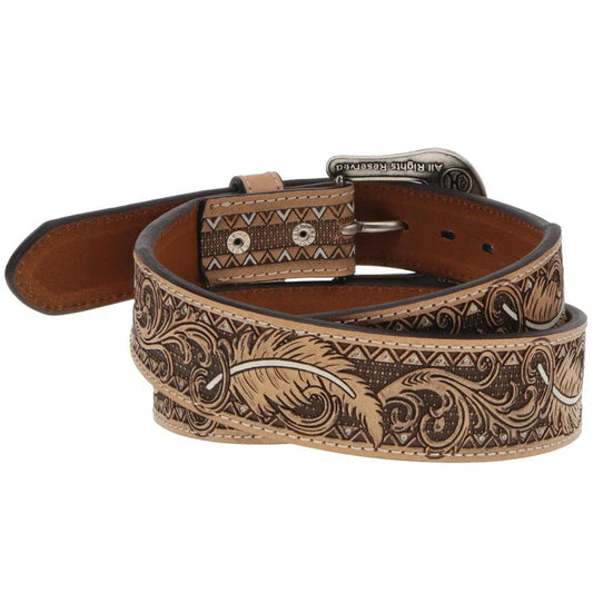 War Paint" Hooey Belt Natural/Brown/Ivory
