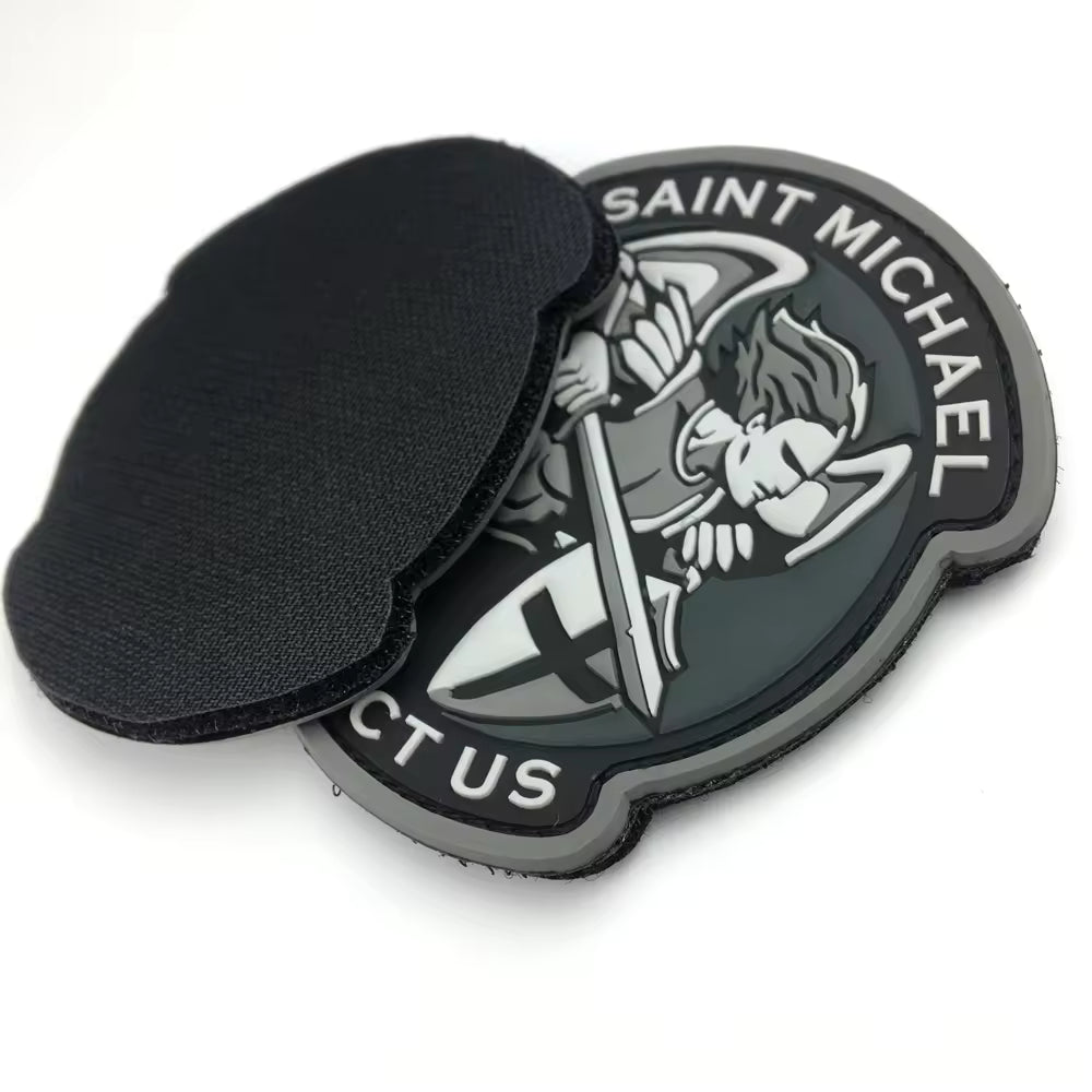 pack of 20 saint michael pvc patch