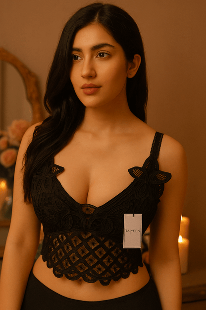 Tajveen Desiree – Sculpted Lace Bralette