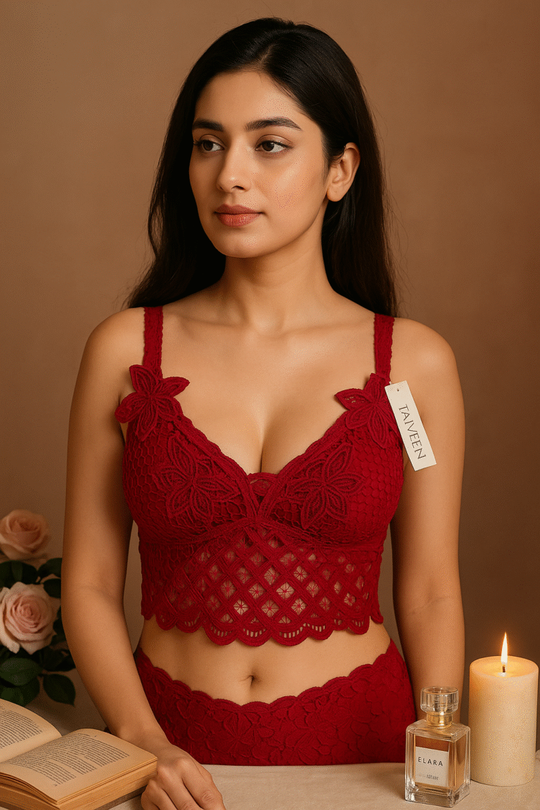 Tajveen Desiree – Sculpted Lace Bralette