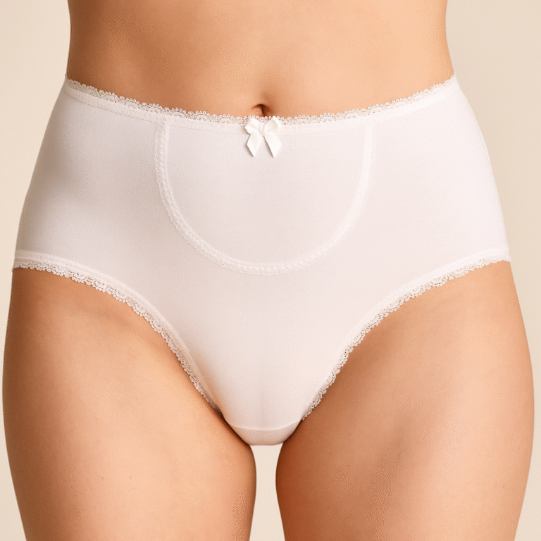 Tajveen Blush Bloom – Lace Trimmed Comfort Brief