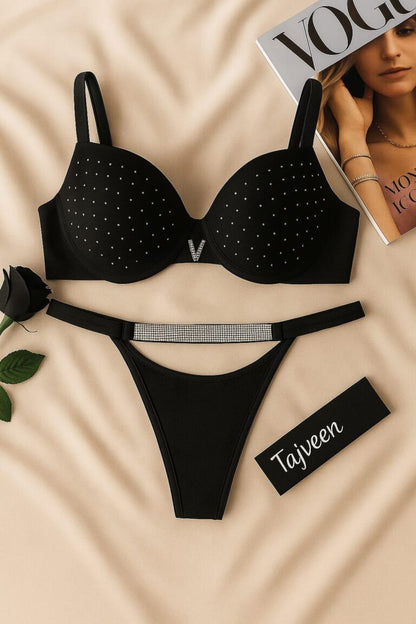Tajveen HQ Fancy Padded Bra Set – Style 3009