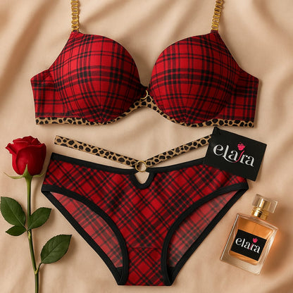 Tajveen Crimson Hunter – Fierce Lingerie Set