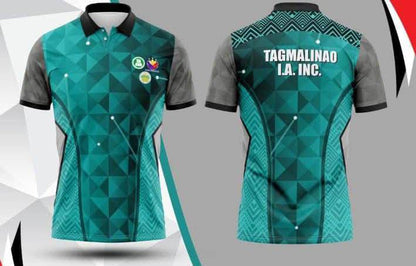Tagmalinao I.A. Inc. Polo Jersey – Tribal Teal Edition