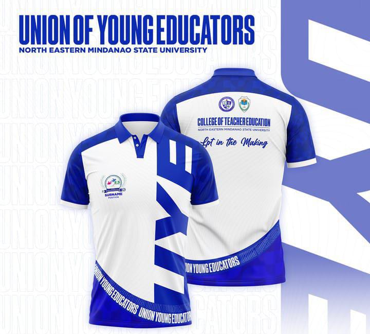 UYE Educators Polo – Blue & White Edition