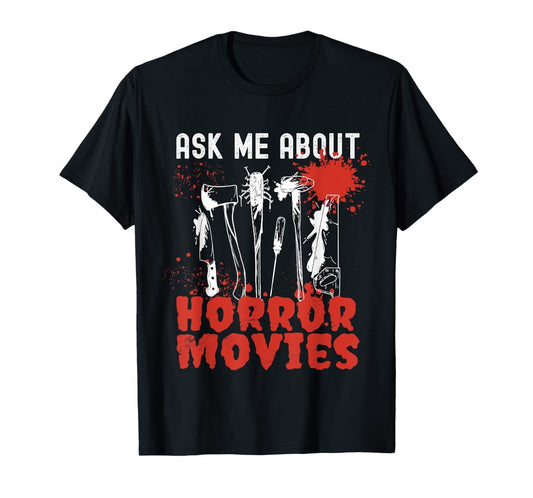 Horror Movie and Chill Custom T-Shirt – Spooky Comfort & Chill Vibes