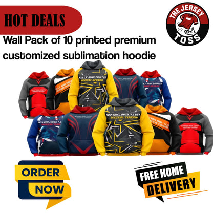 10 Premium Custom Sublimation Hoodies Hot Deal | Bulk Order Full-Print Hoodies for Teams & Brands – The Jersey Toss