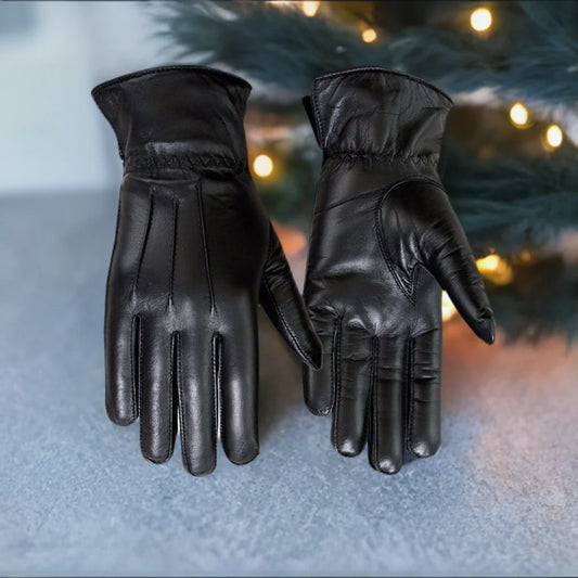 Elegant Leather Gloves for Women | Luxury Winter Gloves with Perfect Fit & Style – The Jersey Toss