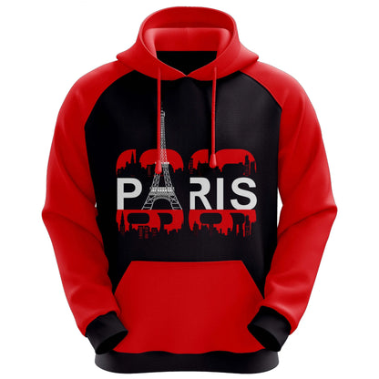 Red Paris Hoodie – Premium Streetwear Style | The Jersey Toss