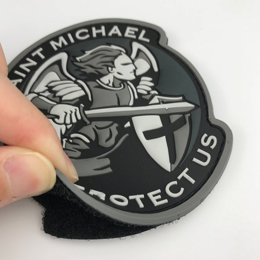 pack of 20 saint michael pvc patch