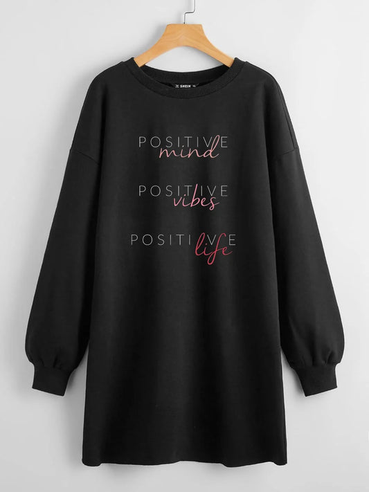 Positive Mind Sweatshirt – Inspirational Streetwear | The Jersey Toss