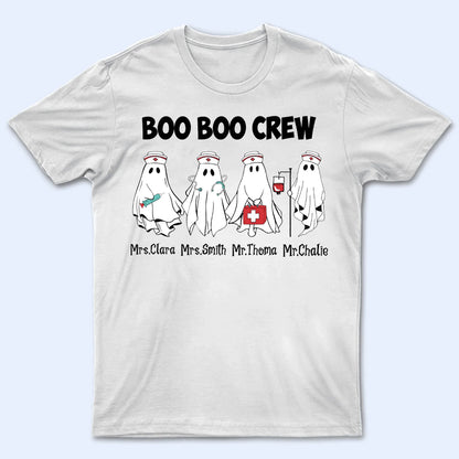 Boo Boo Crew Custom T-Shirt – Fun, Festive & Full of Spirit